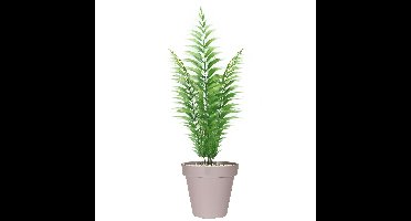 Pro Garden Bloempot - taupe - rond - D40 cm - kunststof