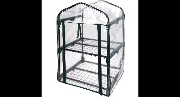 Pro Garden broeikas/kweekkas - transparant - 50 x 45 x 80 cm