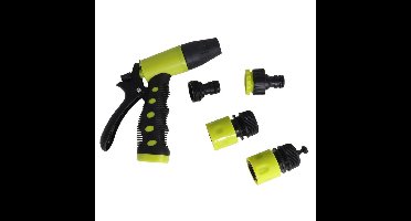 Pro Garden tuinslang spuit - 4 functies - met koppelstukken