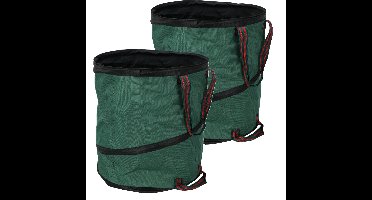 Progarden Tuinafvalzak - 2x - groen - 85 liter - bladeren opruimen
