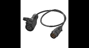 ProPlus Verloopkabel aanhanger - 7-Polig naar 13-Polig - 80 cm