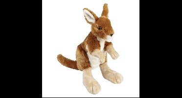 Ravensden Pluche knuffel dier Kangoeroe - 30 cm - Kangoeroes knuffelbeesten