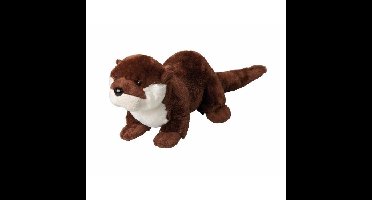 Ravensden pluche knuffel dier Otter - bruin - 30 cm - Otters