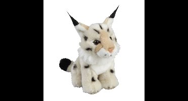 Ravensden Pluche knuffel dieren - Lynx - 18cm - wilde bos dieren thema