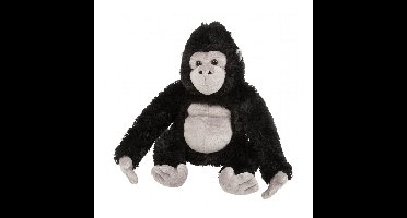 Ravensden Pluche knuffeldier - gorilla knuffel - 30 cm - apen knuffel