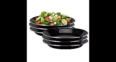 Redcliffs Campingborden - 6x stuks - zwart - 24 x 2 cm - borden