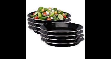 Redcliffs Campingborden - 8x stuks - zwart - 24 x 2 cm - borden