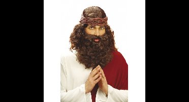 Religieuze verkleed accessoires - Jezus Christus - verkleed pruik