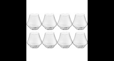 Royal Leerdam Whiskey glazen Artisan - 8x stuks - 290 ml