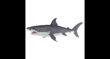 Safari LTD Speelgoed Witte haai - zeedieren - 4 x 13 cm - figuur