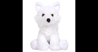 Sandy Wolf knuffel - Snowie - pluche - knuffels - wit - 24 cm