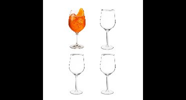 Secret de Gourmet aperol glazenset - 8x stuks - 620 ml