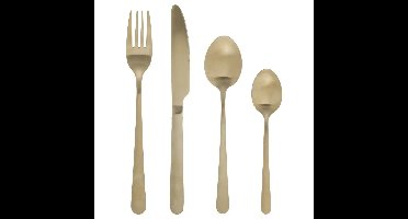 Secret de Gourmet Bestekset Green Harmony - 48-delig - RVS - goud