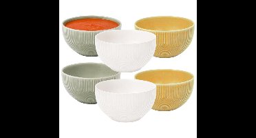 Secret de Gourmet Soepkommen Memphis - D14 cm - 6x - keramiek