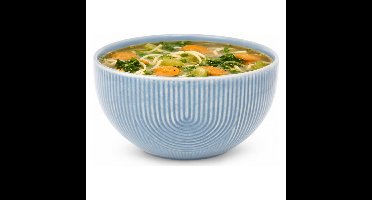 Secret de Gourmet Soepkommen Memphis - D14 cm - blauw - keramiek