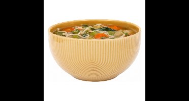 Secret de Gourmet Soepkommen Memphis - D14 cm - okergeel - keramiek