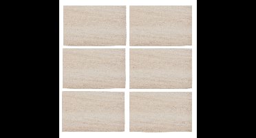 Secret de Gourmet tafel placemat - 12x - Natuursteen look