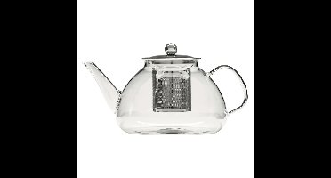 Secret de Gourmet - Theepot - glas/rvs - met filter - 1300 ml