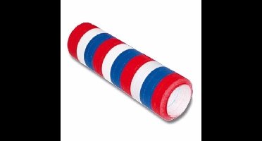 Serpentine rol rood/wit/blauw - vlag Nederland/Holland - Feestartikelen/versieringen - 400 cm