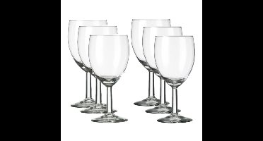 Set van 12x stuks wijnglazen voor witte en rode wijn Gilde