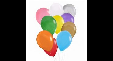 Shoppartners Party Ballonnen - 30x stuks - Mix kleuren - feestartikel