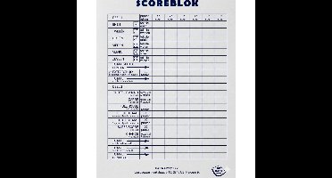 Sigel scoreblok Yahtzee 250 vellen - Dobbelspellen - Familiespel