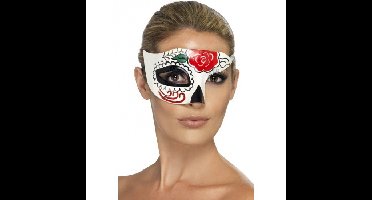 Smiffys Oogmasker Day of the dead - 2x - volwassenen