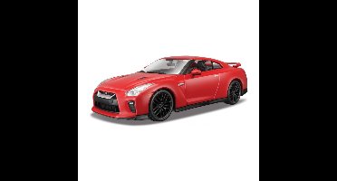 Speelgoedauto Nissan GT-R 2017 rood 1:24/19 x 8 x 6 cm