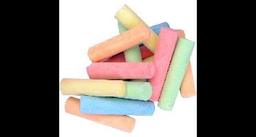 Stoepkrijtjes 15 stuks multicolour