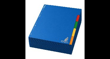 Stylex tabbladen set - 25x stuks - gekleurd - 23 ringen - A4 formaat