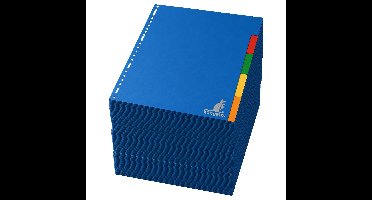 Stylex tabbladen set - 75x stuks - gekleurd - 23 ringen - A4 formaat