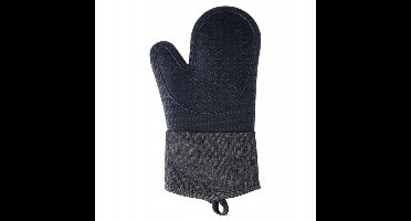 svenska living Ovenwant - siliconen - denim zwart - 18 x 33 cm