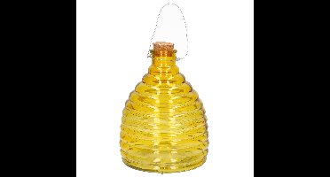 Svenska Living Wespenval - geel - 21 cm - glas - wespenvanger