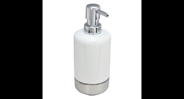 Svenska Living Zeeppompje - wit met zilver - keramiek - 300 ml