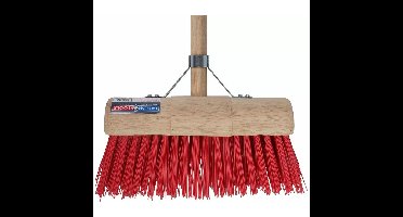 Talen Tools Buitenbezem - FSC hout - nylon - 31 cm - 130 cm tuinbezem
