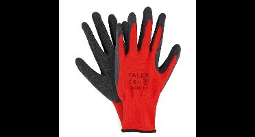 Talen Tools Werkhandschoenen - met latex coating - maat L