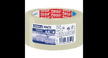 Tesa verpakkingstape - strong - transparant - 66 mtr x 50 mm