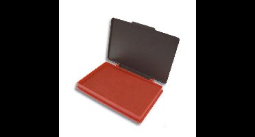 T&F Creations hobby stempelkussen - rood - 7x11 cm - waterbasis