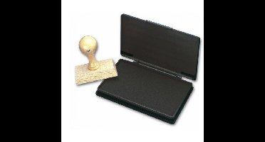 T&F Creations hobby stempelkussen - zwart - 7x11 cm - waterbasis