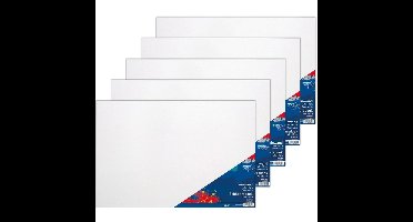 Toppoint Canvas schildersdoek - 5x - 40 x 60 cm - schilderen