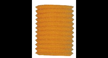 Treklampion voor feest/verjaardag - oranje - 16 x 20 cm - papier