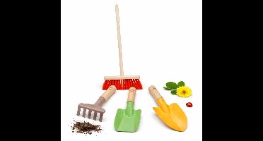 Tuingereedschap voor kinderen - 4-delig - speelgoed