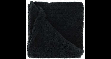 Unique Living plaid/deken Jax - zwart - polyester - 150 x 200 cm