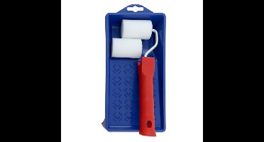 Veba Lakroller - 5cm - schilderset - extra fijn met verfbak