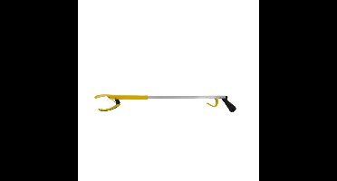 Vivamore Grijphulp en Schoenlepel - 2-in-1 - lang - geel - 80 cm