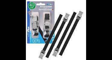 Voordeelset van 8x stuks caravan/camper fietsen spanbanden 40 en 50 cm