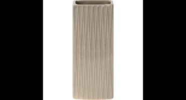 Waterverdamper radiator - beige - met relief - kunststeen - 18 cm - luchtbevochtiger