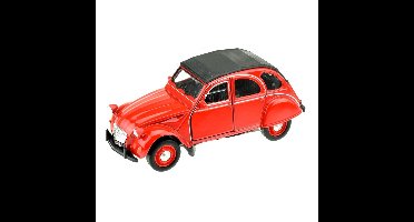 Welly Citro?n 2CV modelauto - rood - 1:36 - speelgoed auto