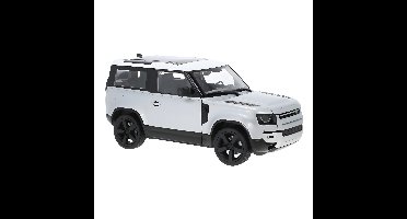 Welly speelgoedauto - Land Rover Defender 2020 - zilver