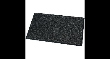 Wicotex Deurmat - droogloopmat - antraciet grijs - 60 x 80 cm